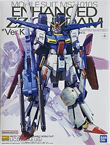 Gundam MSZ-010S Ver.Ka modèle Enhanced ZZ Gundam MG 1/100 armure renforcée Bandai