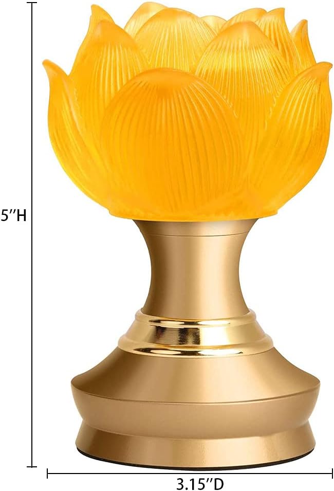 🔥 Hot Deals LACGO LED Lotus Buddhist Light, Warm Yellow Buddha Lotus Lamp, 2 in 1 USB or Battery-Operated Buddhist Worship Prayer Faith Supply Things, Modern Simple Style Lotus Lamp(3.15''D/5''H, 2 Pack) Big Sale LACGO LED Lotus Buddhist Light, Warm Yellow Buddha Lotus Lamp, 2 in 1 USB or Battery-Operated Buddhist Worship Prayer Faith Supply Things, Modern Simple Style Lotus Lamp(3.15''D/5''H, 2 Pack)