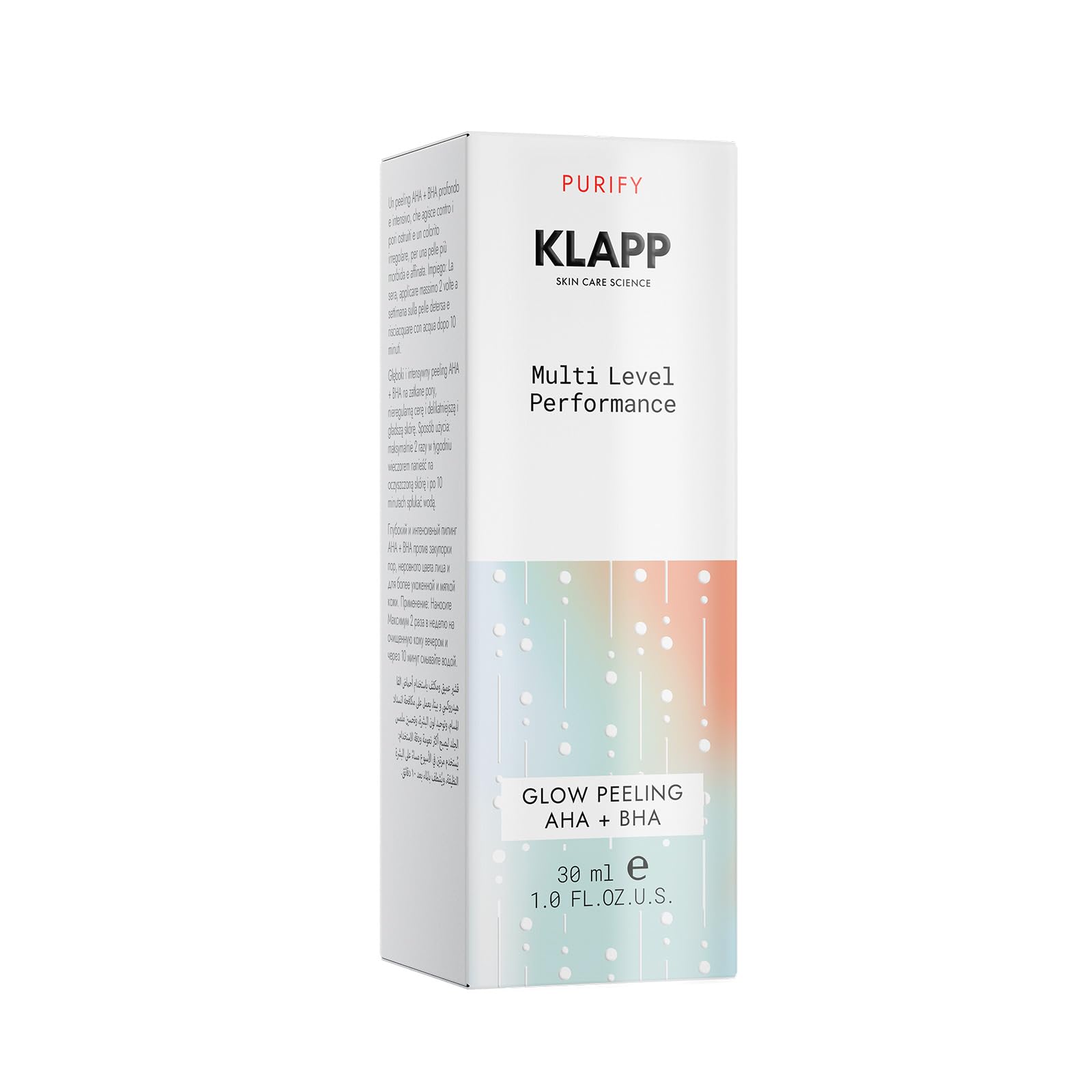 KLAPP Cosmetics - Triple Action Glow Peeling AHA + BHA (30ml)