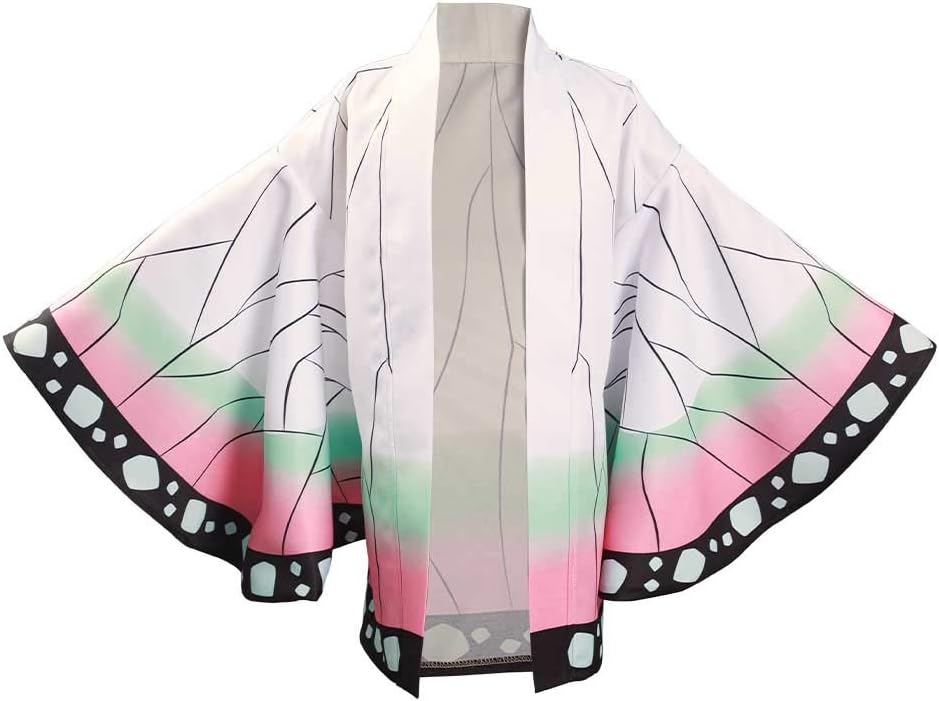 Kids Kimetsu no Yaiba Tanjirou Nezuko Giyuu Cape Cloak Cosplay kimono Cardigan Top Jacket