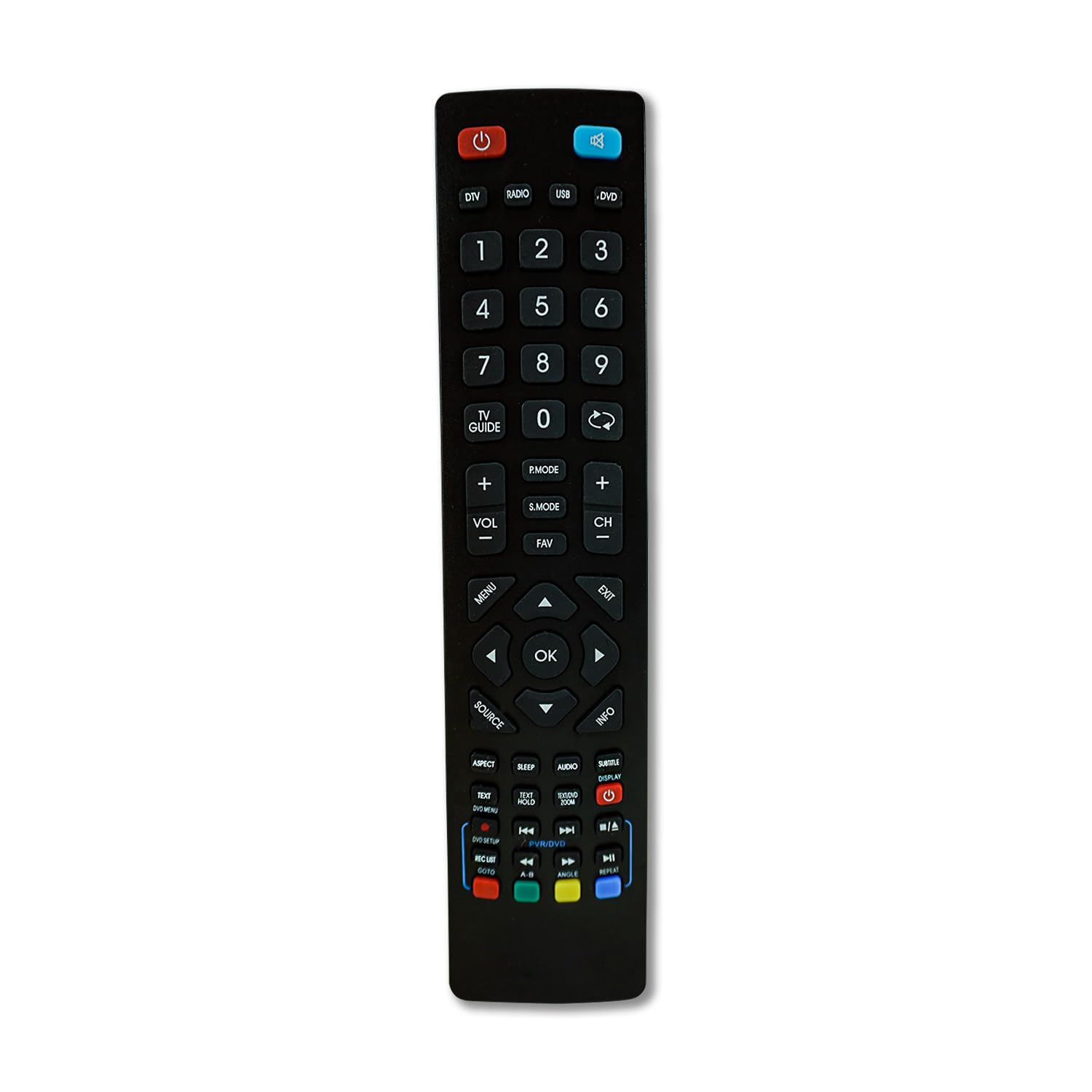 7SEVEN® Compatible with Blaupunkt Tv Remote Suitable for Led Smart Android Television and Recommend to Match Exactly to replicate Function as Like Original Tv Remote Control