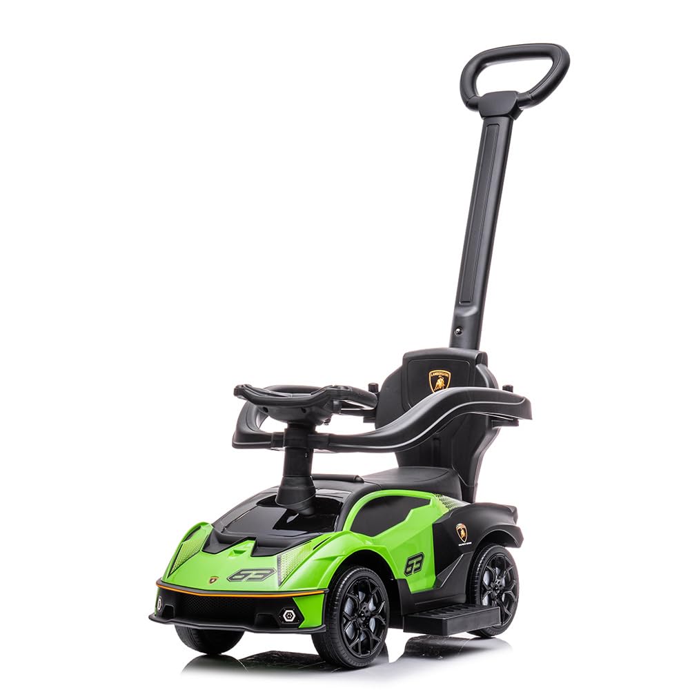 Billy Lamborghini SCV12 - Portatore con barra di spinta, colore: Verde