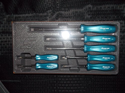 Snap-on 7 piece combination screwdriver set pearl blue (very rare…