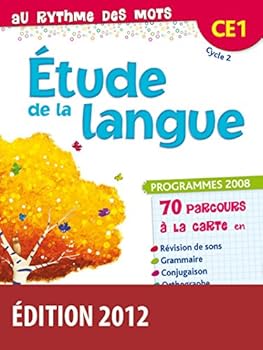 Paperback Au rythme des mots Etude de la langue CE1 [French] Book