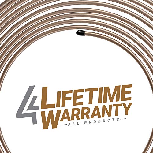 image for 4LIFETIMELINES Copper-Nickel Alloy Non-Magnetic Brake Line Tubing Coil