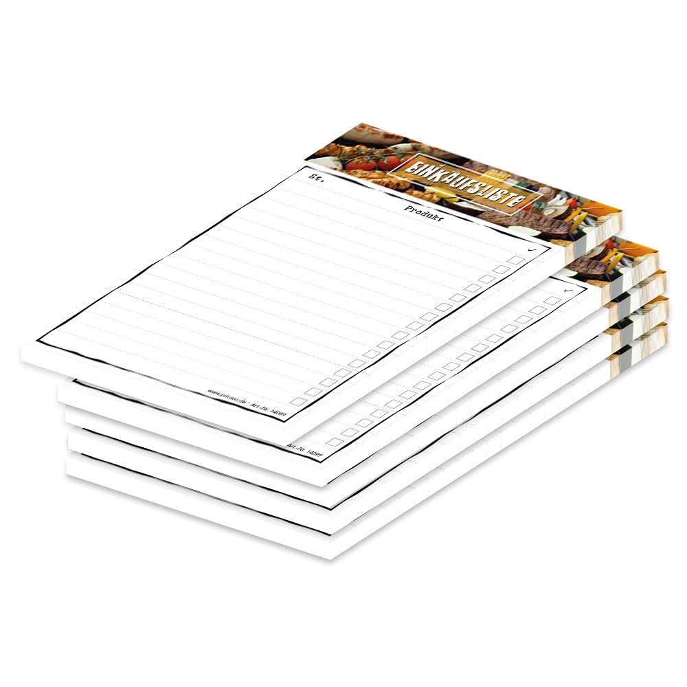 PRICARO Einkaufsliste Golden Dots, magnetisch, A6, 50 Blatt, 5 Stück PRICARO Einkaufsliste Golden Dots, magnetisch, A6, 50 Blatt, 5 Stück