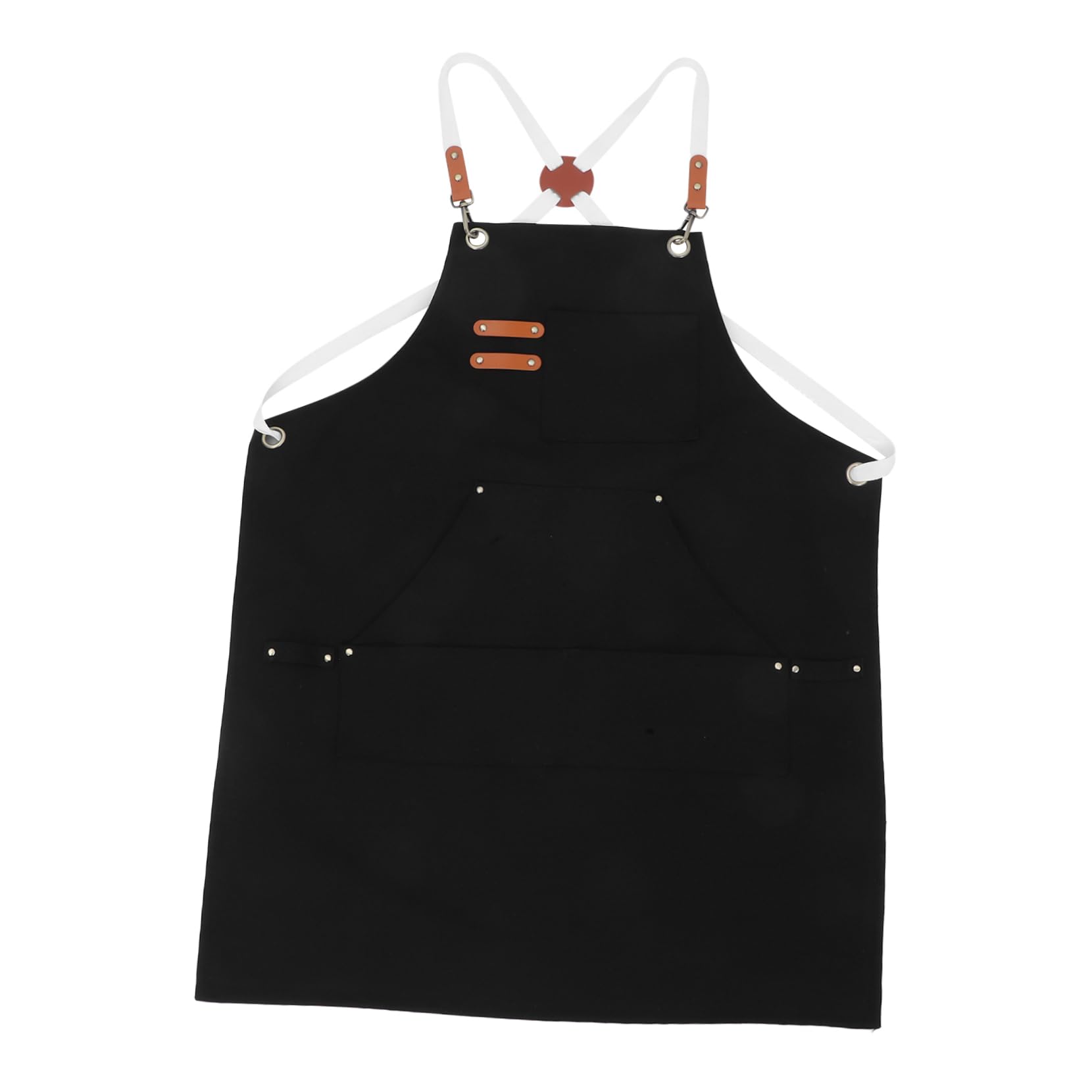 SHINEOFI Delantal De Lona Resistente Con Múltiples Para Hombre Para Barbacoas Carpintería y Actividades Al Aire Funcional y Práctico Para Uso Taller Cocina y Jardín