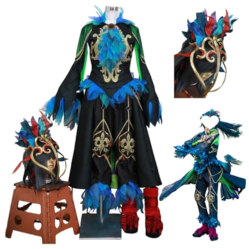 [COMICOBB] Into the Frenzy フレンジー カラスダンサー コスプレ衣装+髪飾り/靴/ウィッグ/道具自由選択 (wig+衣装+靴)のサムネイル