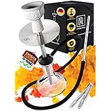 シーシャ 本体セット シーシャ本体 プレミアム シーシャ セット shisha hookah set シーシャ 自宅用・商業用 405ステンレス製 高さ40cm 黒クレイボウル付 組み立てが簡単で、お手入れもラクにできる設計 日本語取扱説明書付き シーシャ 台 ギフトにも最適 M. ROSENFELD