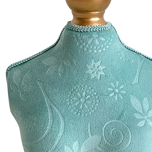 Décoration élégante et présentoir buste pour colliers de créateurs