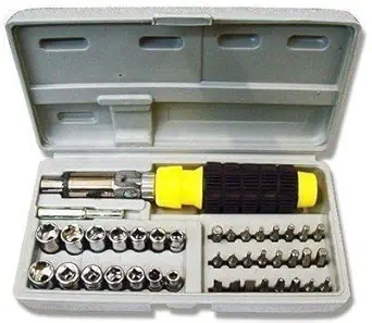 HPDeal 41 Pcs Tool Kit Foldable Screwdriver Set