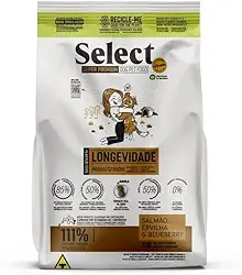 Ração Select by Monello Longevidade para Cães Sênior 5+ de Porte Médio e Grande 15Kg
