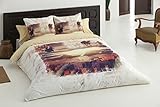 Medidas: funda nórdica: 150 x 220 + 50cm. Bajera ajustable: 90 x 190/200 + 28 cm. Funda(s) de almohada: 1 - 45 x 110 cm.
