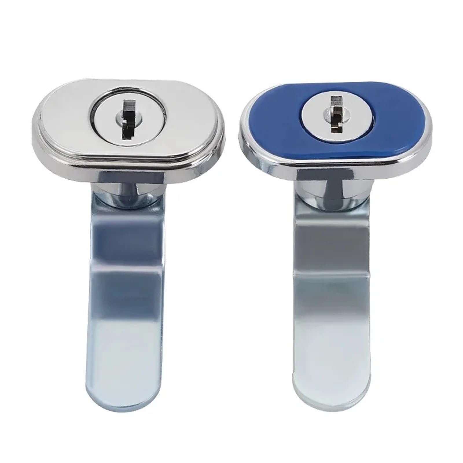 Ntbpeyzvqf Sliver Lock Tongue Of With 2 Keys Hardware Furniture 1Pcs(Sliver)