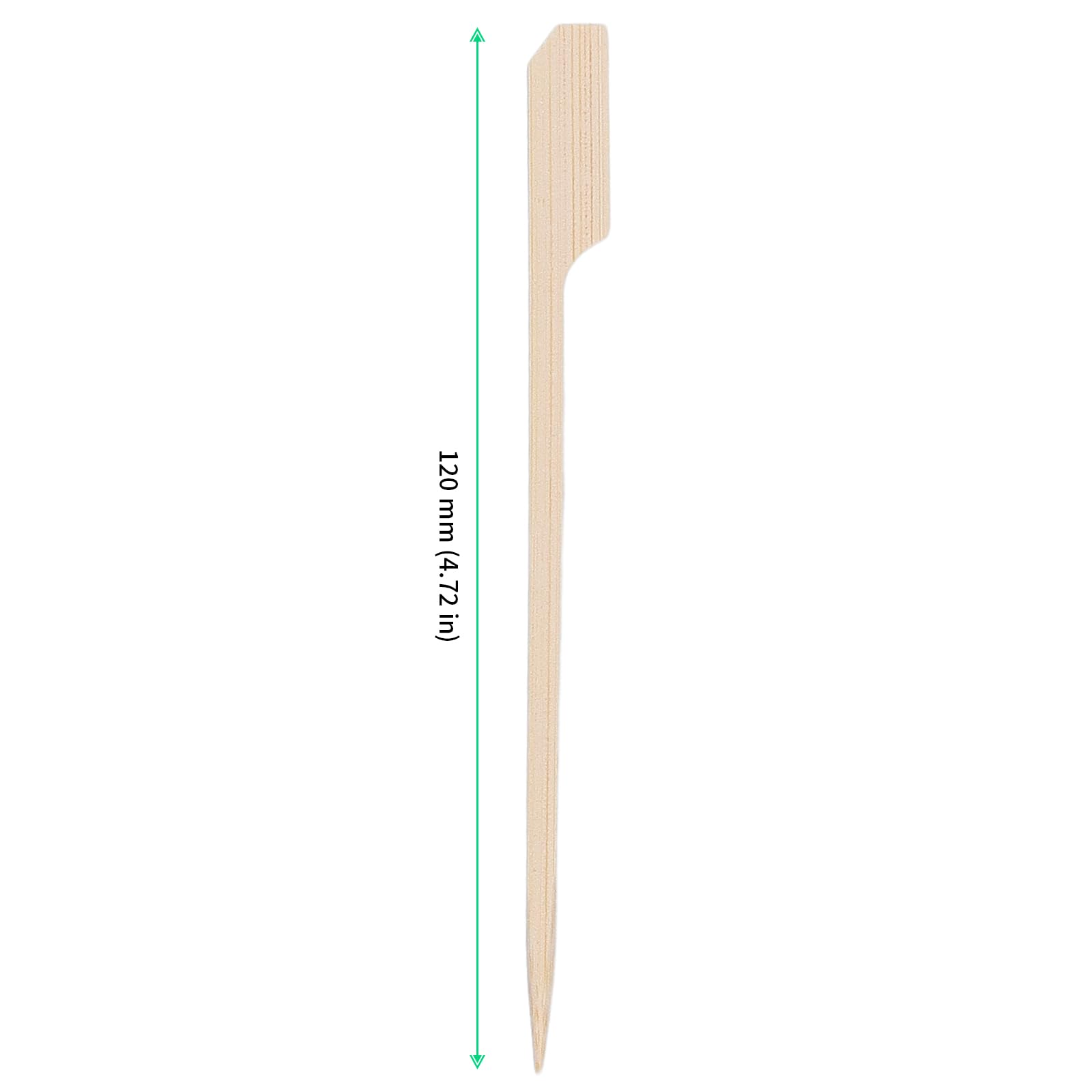 FUNSUEI 1000 spiedini in bambù da 12 cm, per finger food, piccoli spiedini in legno, per barbecue, buffet, frutta, snack