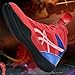 Combat Snearker Wear-Resistant Waterproof,Training Boxing Shoes for Wome Breathable Comfortable,Professional Wrestling Shoes Men Suitable Loose Fashion(Red,8)