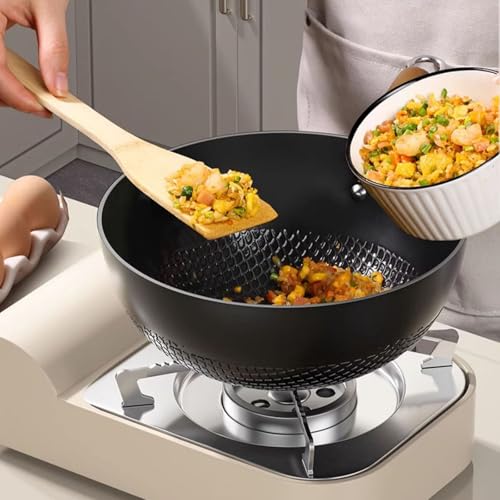 Wok de acero al carbono antiadherente tamaño 26 cm miniatura 4