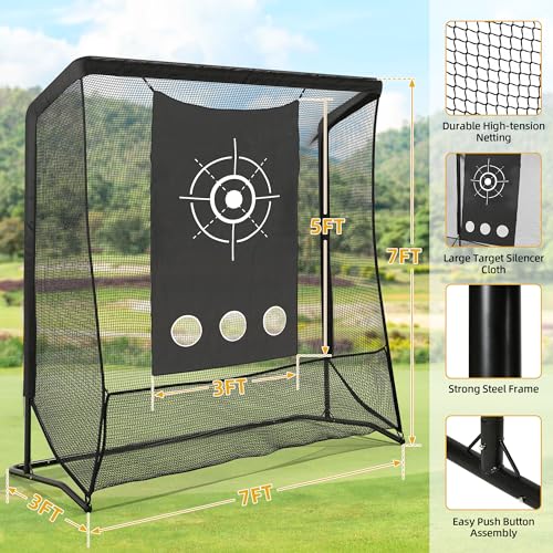 Sturdum 7x7ft Steel Frame Net