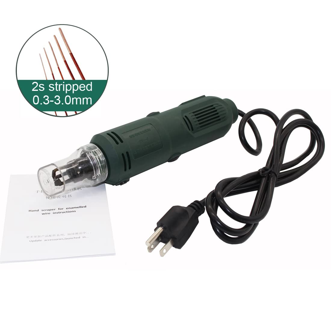 DF-8 Spellafili Elettrico per 0.3-3.0MM, 220V Palmare Smaltato Filo Vernice Spatola Raschietto Pelapatate Lacca Verniciato Filo Spogliatoio Macchina