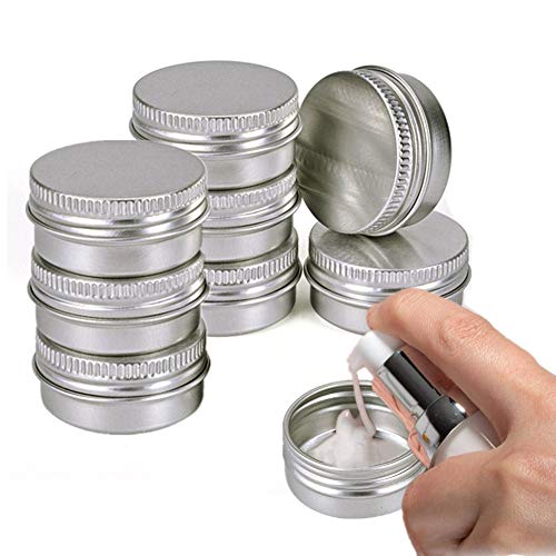 Preisvergleich Produktbild chunnron Kleine Dosen Cremedose Leer Tragbare Lotionsemulsionsflasche Make-up-Töpfe Reise-Flaschen Make-up Kosmetik Travel Size Sub-Bottle Reiseflaschen-Kit 10pcs