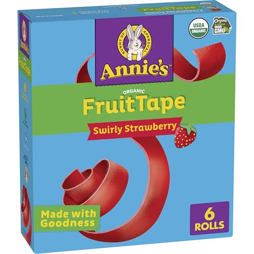 Annie's Organic Fruit Tape Fruit-Flavored Snacks, Silly Strawberry, 4.5 oz