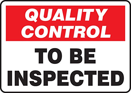 Panneau de contrôle qualité à inspecter en plastique rigide dura-plastic 25x35 cm