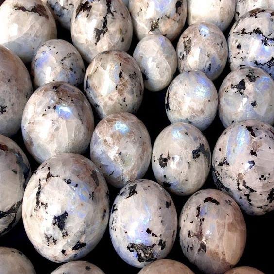 Large Flashy Rainbow Moonstone Sphere Gem Ball Crystal Carved Crystal Ball, Mednd Citation Balls, Feng Shui Supplies - Image 4