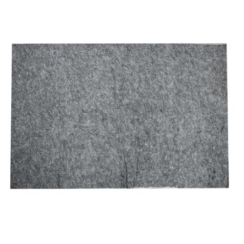Alfombrilla aislante térmica adhesiva negra de microfibra 47 x 31.5 pulg