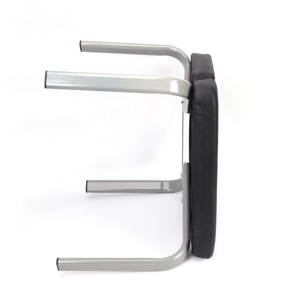 Sgabello da yoga in poliuretano e acciaio tubolare per yoga, capacità di carico circa 200 kg, montaggio rimovibile, pieghevole, per panca da meditazione, supporto plank, yoga, 43 x 42 x 37 cm