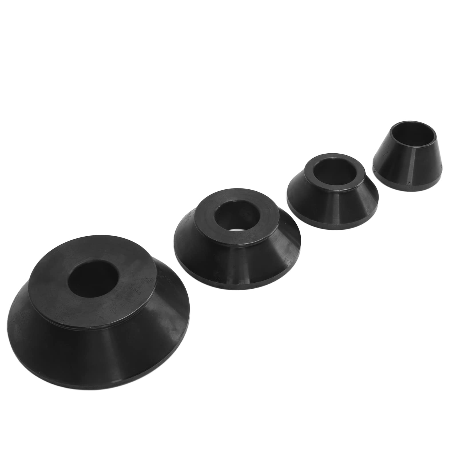 Fydun Équilibreuse de Roue, 4 Pièces Jeu de Cônes Coniques Standard Acier Carbone 36 Mm Outil de Réparation de Pneus de Diamètre d'arbre pour Voiture/Camion/SUV
