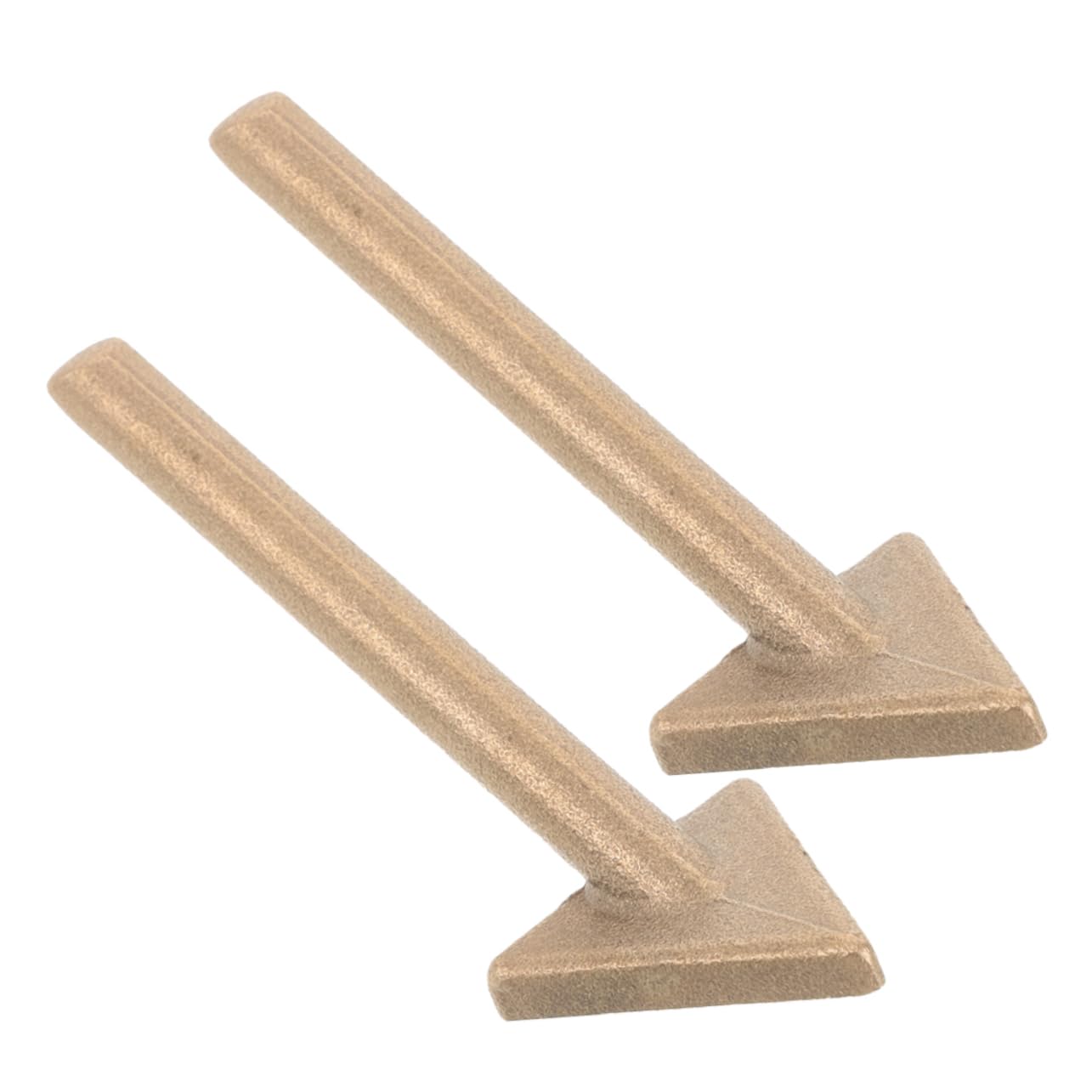 GRIRIW Car Bumper Repair Soldering Iron Tips 2pcs Plastic Repair Kit Tip for Wrinkle Removal