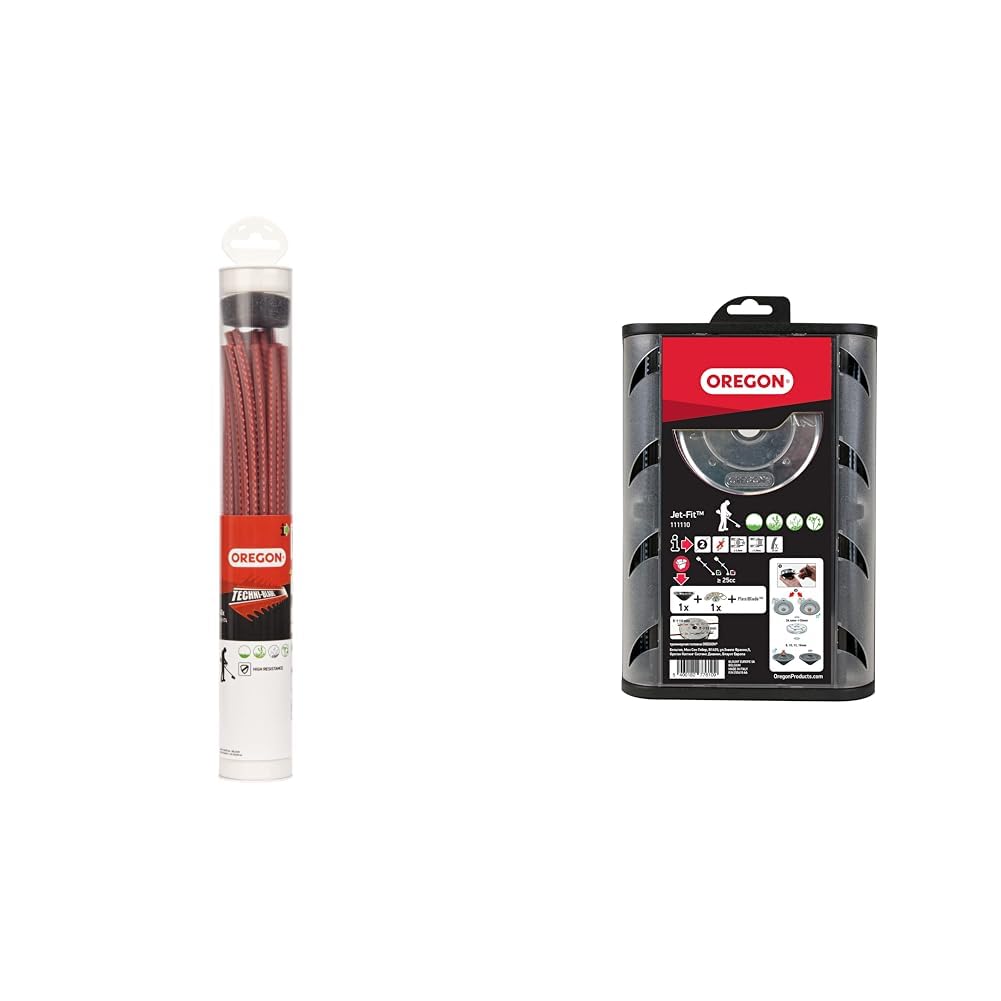 Fil de coupe strié Oregon Techni-Blade 7mm avec tête Jet Fit 2