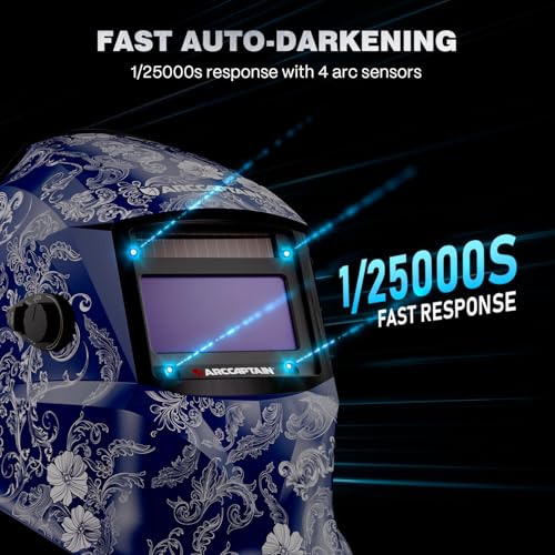 ARCCAPTAIN Large View 4-Sensor Welding Hood