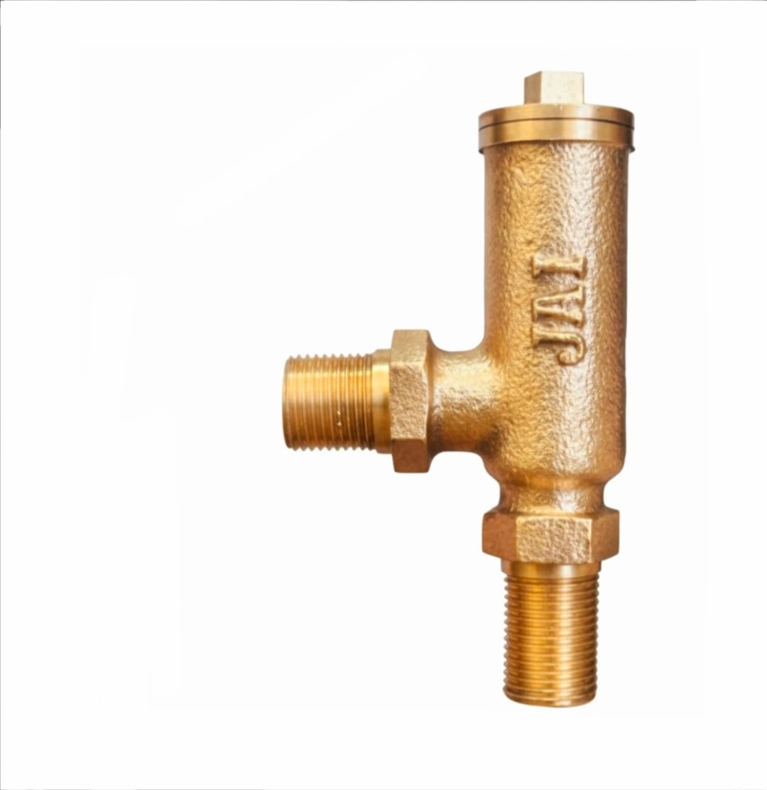 JAI Ferrule Cock Valve, T Medium Pressure Brass Ferrule Valve, For Water (40mm)