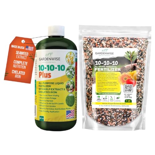 Fertilizante líquido Gardenwise 10-10-10 8oz y 1 cuarto miniatura 1