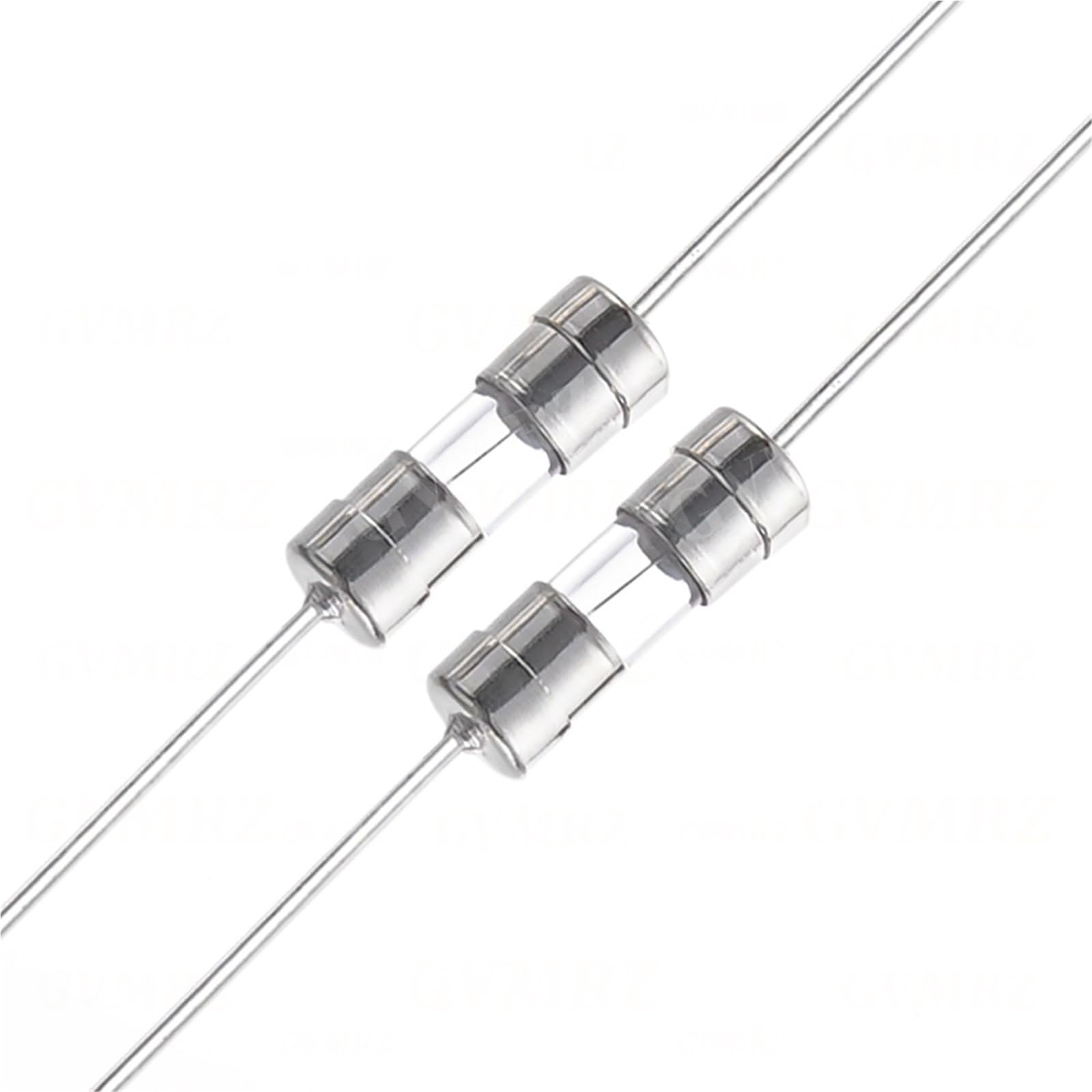 100 Teile/los 3,6x10mm Glassicherung Mit Führt Axial Bedrahtet Rohr 6.3A 10A AMP(Slow-T,6.3A)