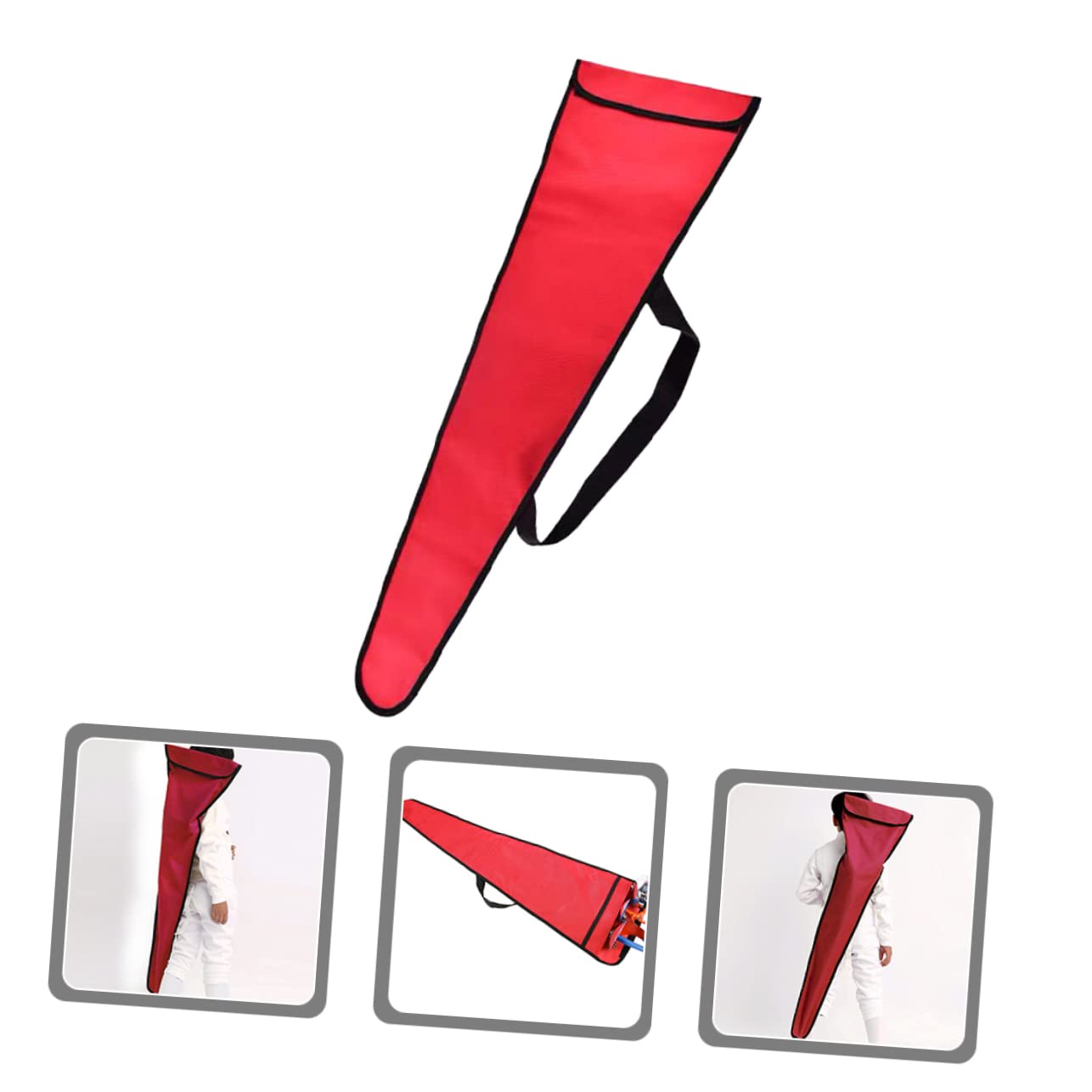 GOOHOCHY Djustable Double Swords Fencing Bag Sturdy Oxford Fabric Pouch Storage Transport