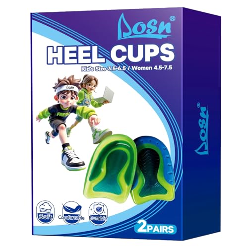 DLOSN 2 Pairs Kids Heel Cups