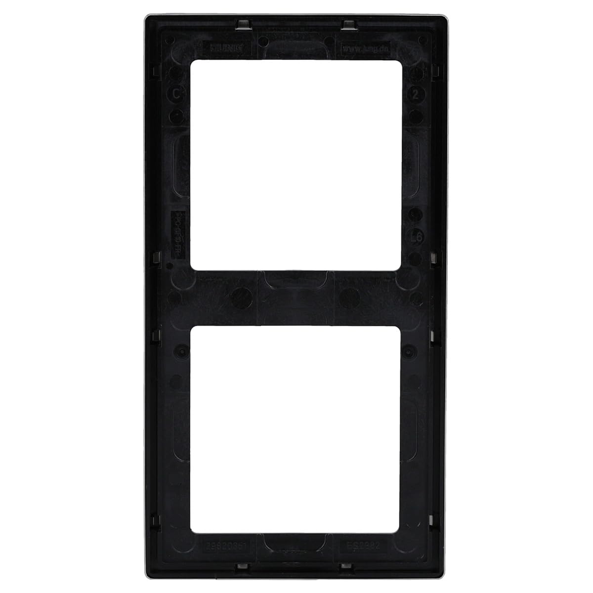 10x Jung ES2982 Rahmen 2fach Edelstahl Serie LS