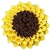 Felenny Tapis à renifler pour chien - Jouet puzzle tournesol pour chien - Tapis d'alimentation lente avec boucle en corde - Distributeur de friandises pour chien