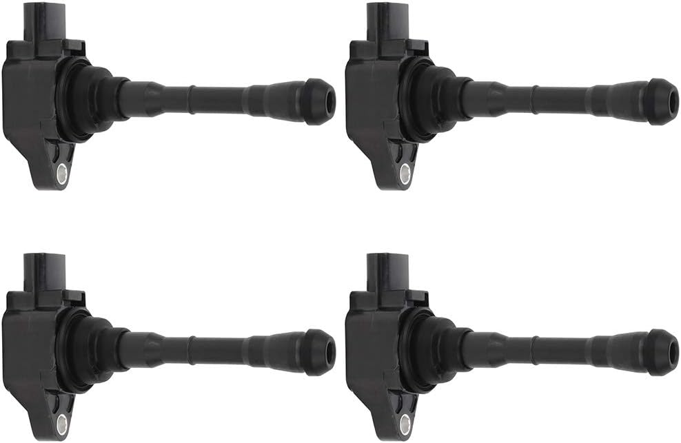 SCITOO Ignition Coil Coils Pack fits for Nissan Sentra 1.6L 2017 for Nissan Rogue Sport 2.0L 2017 for Nissan Juke 1.6L 2011 2012 2013 2014 2015 2016 2017 C1807 UF-659 22448-1KC0A set of 4