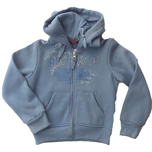 Sweats à capuche garçon bleu pull chaud pour protéger l'enfant du vent