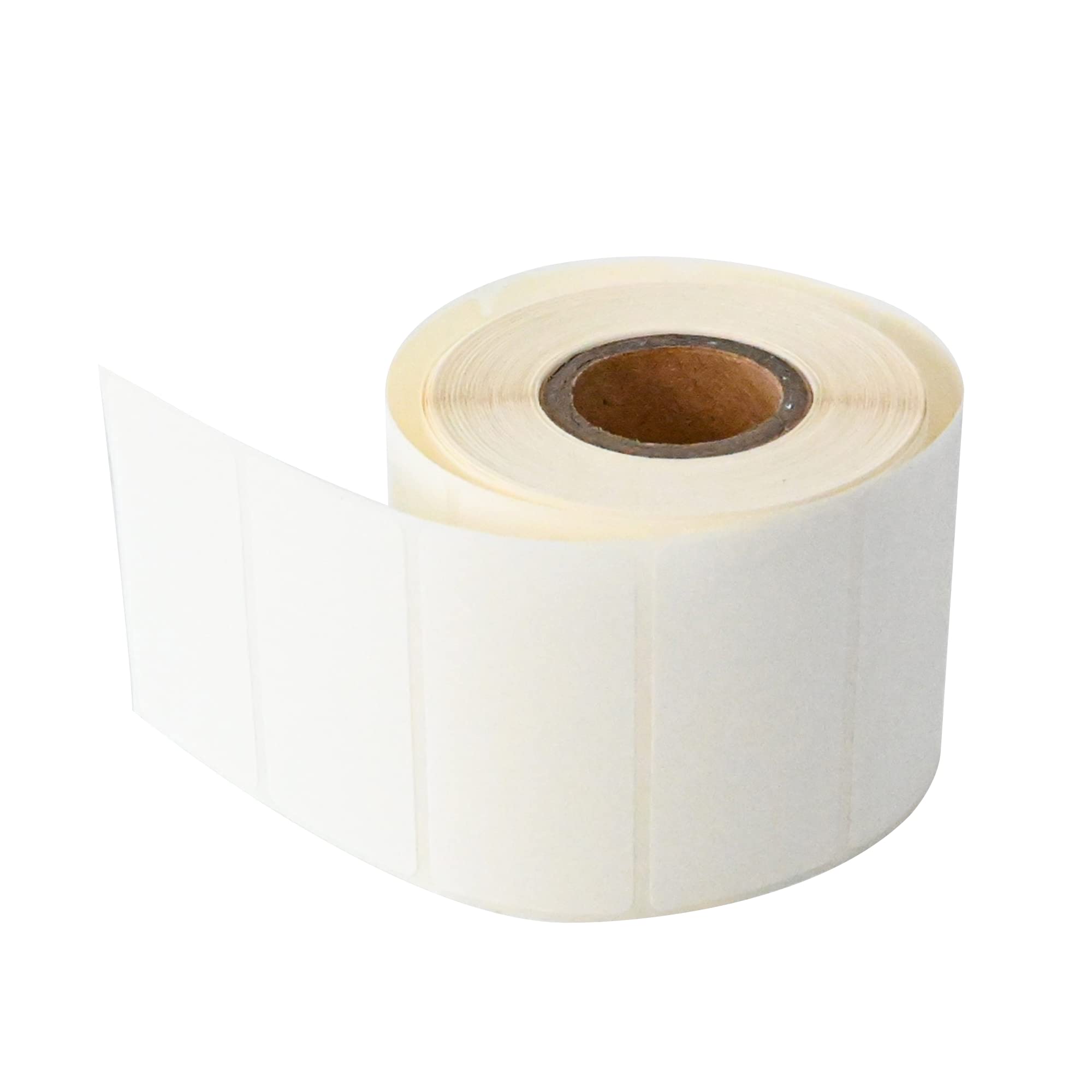 L LIKED 500 Stickers 1" x 2" White Dissolvable Food Labels for Containers -500 Labels/Roll