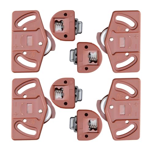 Pack de 4 Kit Ruedas Puertas Correderas y Guías para Sistema de Puerta Corredera, Mecanismo Completo para 2 Puertas, Ideal para Armarios Empotrados y Muebles, Compatible con PVC y Aluminio