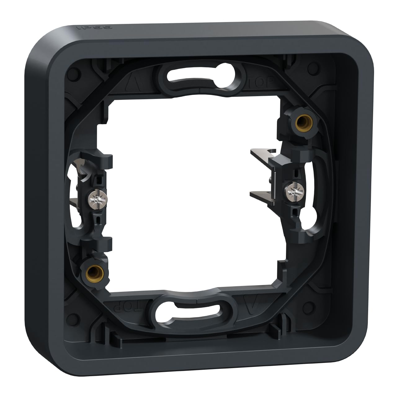 Marco 1 Elemento Con Garras IP55 Gris - 4