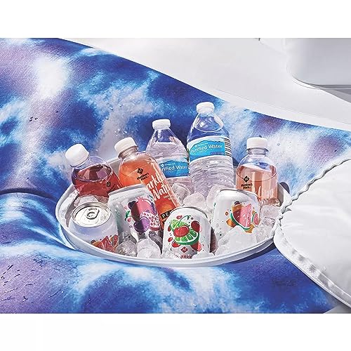 Member's Mark Floating Island with Canopy (Patriotic Tie Dye)