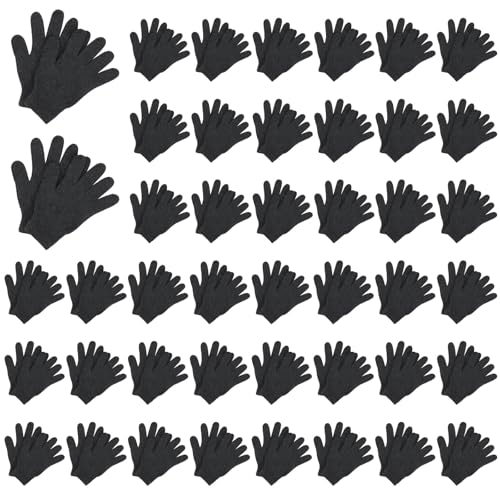 Suhine 150 Pair Knitted Gloves Bulk for Homeless People Bulk Gloves for Men Women Aldult Charity...