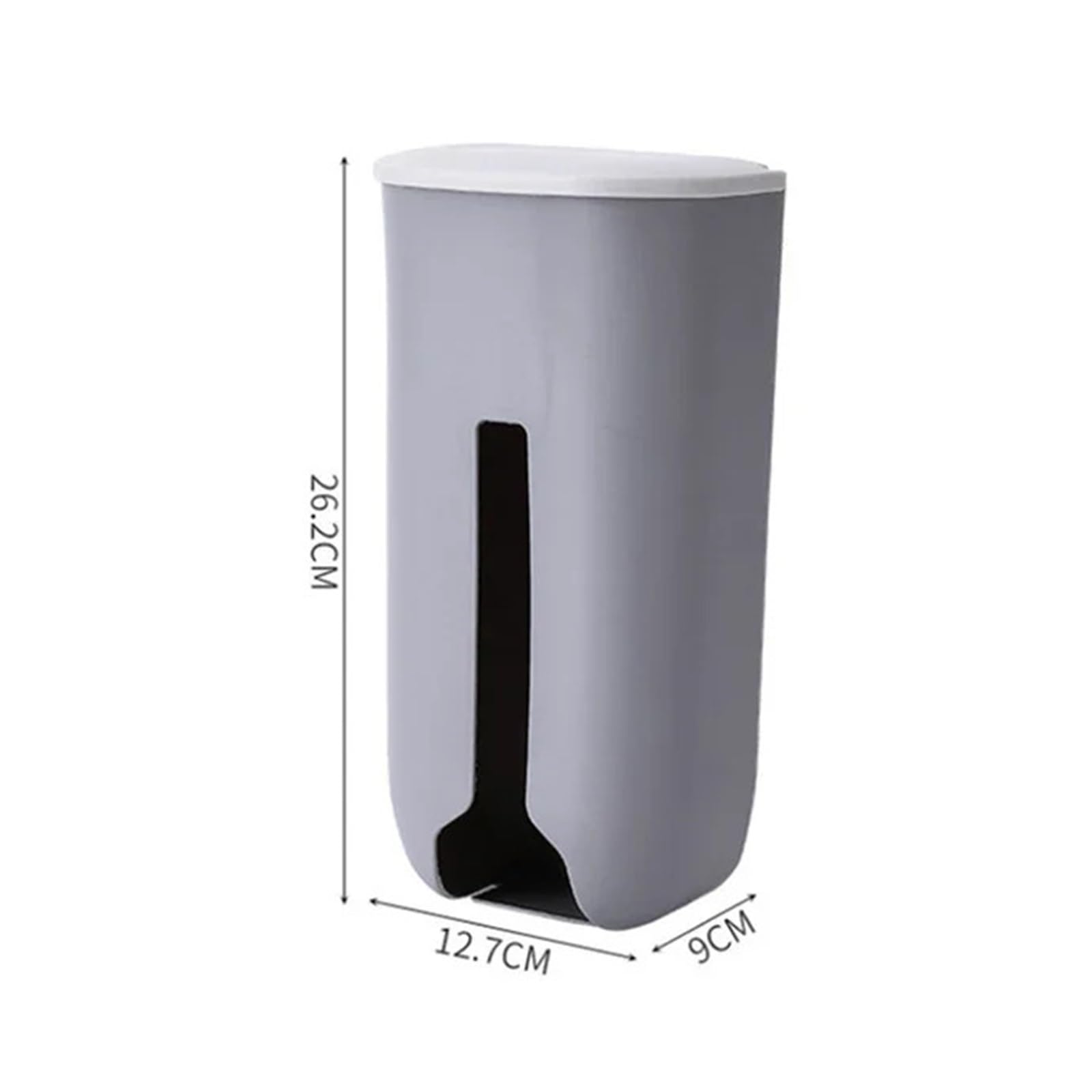 Dispensador De Bolsas De Basura Dispensador de Bolsas de plástico extraíbles for Cocina, Soporte de Bolsillo for Basura, Organizador de Ahorro de Bolsas de Basura rellenables, 2 uds.(Grey)
