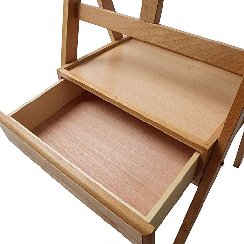 image for Mont Marte Signature Box Floor Easel, Beech Wood 43.5 x 44 x 150 cm (L