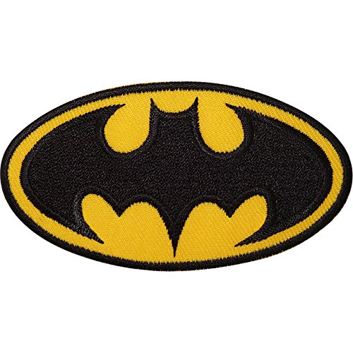 Batman Logo Embroidered Iron Sew On Patch Fancy Dress Costume T Shirt Bag Badge